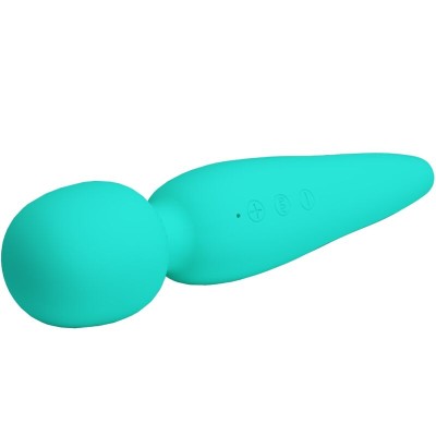 PRETTY LOVE - MAREDITH MASSAGER 12 MODOS DE VIBRAO AQUA GREEN - D-238710 - Dona Pimenta