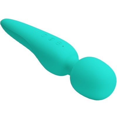 PRETTY LOVE - MAREDITH MASSAGER 12 MODOS DE VIBRAO AQUA GREEN - D-238710 - Dona Pimenta