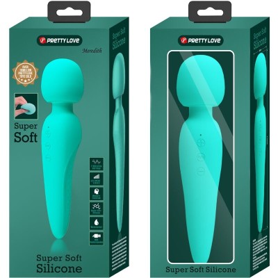 PRETTY LOVE - MAREDITH MASSAGER 12 MODOS DE VIBRAO AQUA GREEN - D-238710 - Dona Pimenta