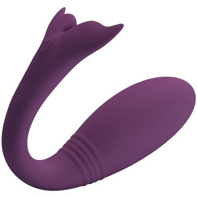 PRETTY LOVE - JAYLEEN VIBRADOR APP CONTROLE REMOTO ROXO - D-238727 - Dona Pimenta