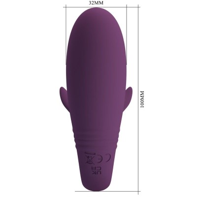 PRETTY LOVE - JAYLEEN VIBRADOR APP CONTROLE REMOTO ROXO - D-238727 - Dona Pimenta