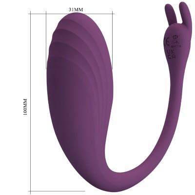 PRETTY LOVE - CATALINA VIBRADOR APP CONTROLE REMOTO ROXO - D-238728 - Dona Pimenta