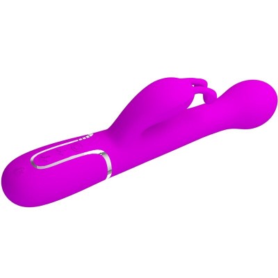 PRETTY LOVE - VIBRADOR DEJON COELHO 3 EM 1 MULTIFUNO VIOLETA - D-238772 - Dona Pimenta