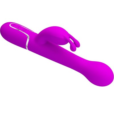 PRETTY LOVE - VIBRADOR DEJON COELHO 3 EM 1 MULTIFUNO VIOLETA - D-238772 - Dona Pimenta