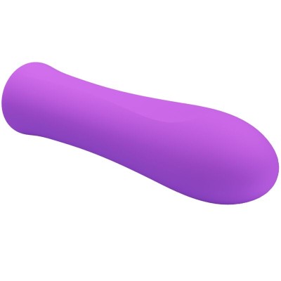 PRETTY LOVE - VIBRADOR ALFREDA SUPER POWER AQUA ROXO - D-238778 - Dona Pimenta