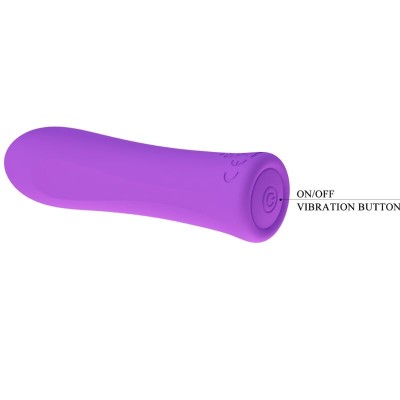 PRETTY LOVE - VIBRADOR ALFREDA SUPER POWER AQUA ROXO - D-238778 - Dona Pimenta