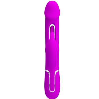 PRETTY LOVE - VIBRADOR COELHO DEJON 3 EM 1 MULTIFUNO AQUA VERDE - D-238779 - Dona Pimenta