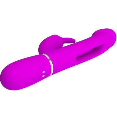 PRETTY LOVE - VIBRADOR COELHO DEJON 3 EM 1 MULTIFUNO AQUA VERDE - D-238779 - Dona Pimenta