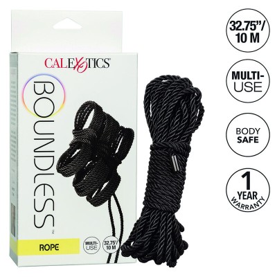 CALIFORNIA EXOTICS - BOUNDLESS CORDA 10M PRETA - D-238400 - Dona Pimenta