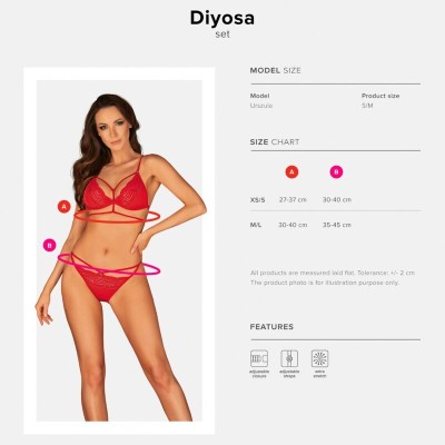 OBSESSIVE - CONJUNTO DIYOSA DUAS PEAS XS/S - D-231094 - Dona Pimenta