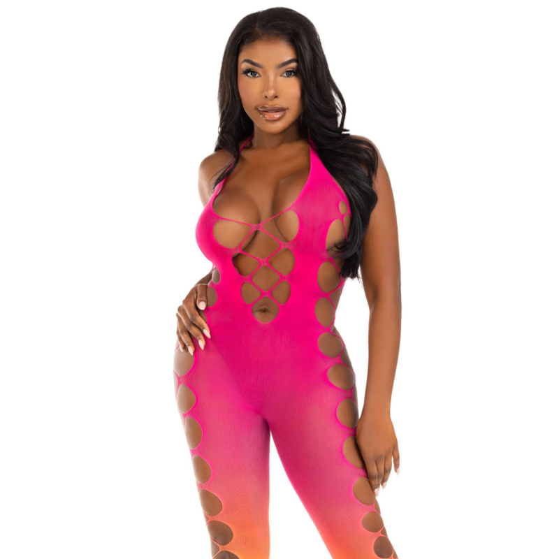 LEG AVENUE - TORNOZELO BODYSTOCKING SUNSET - D-238638 - Dona Pimenta