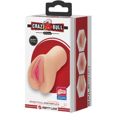 CRAZY BULL - ELIANA MASTUBADOR EM FORMA DE VAGINA - D-238740 - Dona Pimenta