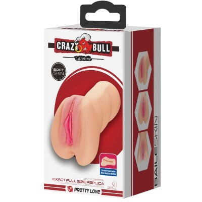 CRAZY BULL - MASTUBADOR EM FORMA DE VAGINA CAROLINE - D-238742 - Dona Pimenta