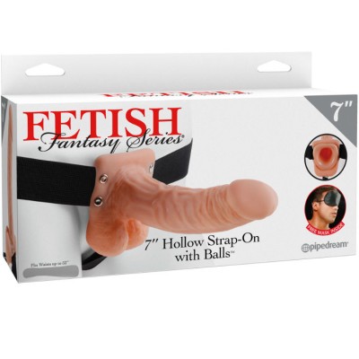 FETISH FANTASY SÉRIE 7 &quot;CINTURA OCO COM ESFERAS 17,8 CM CARNE - PD3373-21 - Dona Pimenta