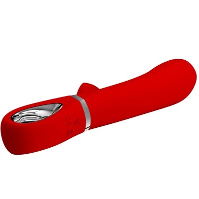 PRETTY LOVE - VIBRADOR MULTIFUNO G-SPOT THOMAS VERMELHO - D-238689 - Dona Pimenta