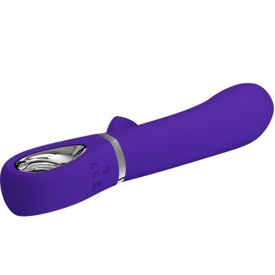 PRETTY LOVE - VIBRADOR MULTIFUNO G-SPOT THOMAS ROXO - D-238690 - Dona Pimenta