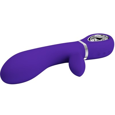 PRETTY LOVE - VIBRADOR MULTIFUNO G-SPOT THOMAS ROXO - D-238690 - Dona Pimenta