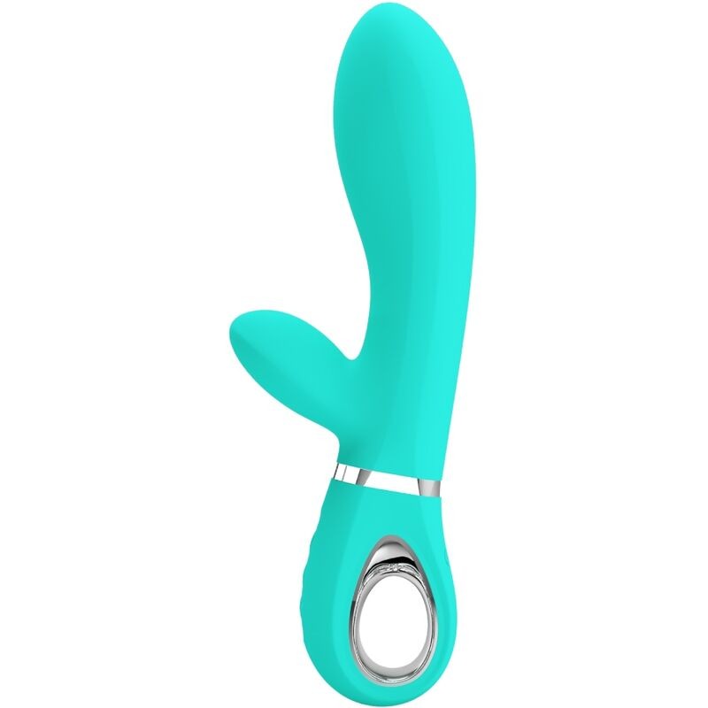 PRETTY LOVE - VIBRADOR MULTIFUNO G-SPOT THOMAS AQUA VERDE - D-238691 - Dona Pimenta