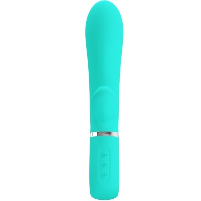 PRETTY LOVE - VIBRADOR MULTIFUNO G-SPOT THOMAS AQUA VERDE - D-238691 - Dona Pimenta