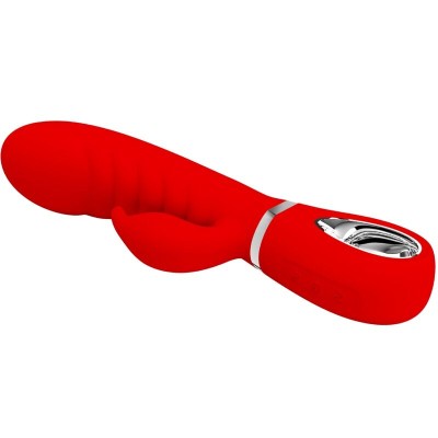 PRETTY LOVE - VIBRADOR PRESCOTT MULTIFUNO G-SPOT VERMELHO - D-238695 - Dona Pimenta