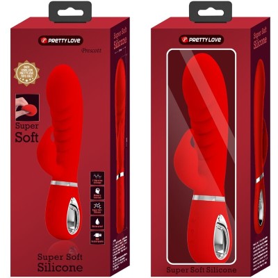 PRETTY LOVE - VIBRADOR PRESCOTT MULTIFUNO G-SPOT VERMELHO - D-238695 - Dona Pimenta