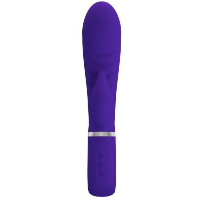 PRETTY LOVE - VIBRADOR PRESCOTT MULTIFUNO G-SPOT ROXO - D-238696 - Dona Pimenta