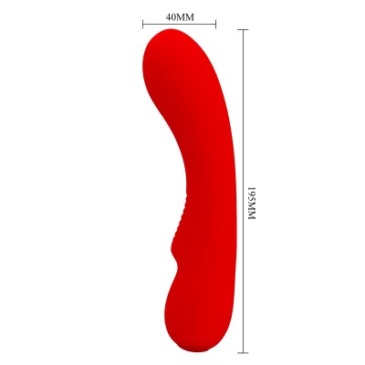 PRETTY LOVE - VIBRADOR RECARREGVEL PRESCOTT VERMELHO - D-238705 - Dona Pimenta