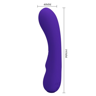 PRETTY LOVE - VIBRADOR RECARREGVEL PRESCOTT ROXO - D-238706 - Dona Pimenta