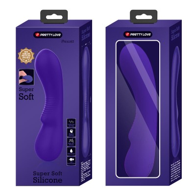 PRETTY LOVE - VIBRADOR RECARREGVEL PRESCOTT ROXO - D-238706 - Dona Pimenta