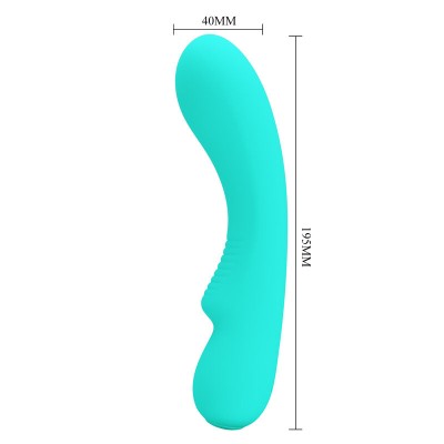 PRETTY LOVE - VIBRADOR RECARREGVEL PRESCOTT AQUA VERDE - D-238707 - Dona Pimenta