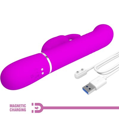 PRETTY LOVE - COALE COELHO VIBRADOR PÉROLAS VIOLETA - D-238770 - Dona Pimenta