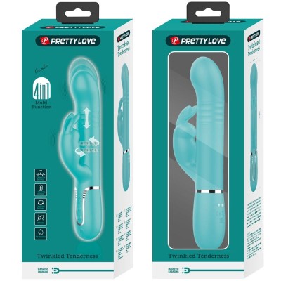 PRETTY LOVE - VIBRADOR COALE COALE PÉROLAS AQUA VERDE - D-238771 - Dona Pimenta