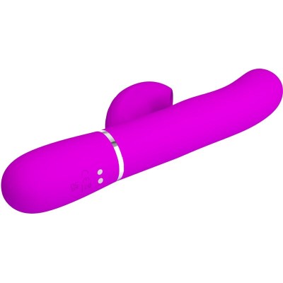 PRETTY LOVE - PERLITA MULTIFUNO 3 EM 1 VIBRADOR G-SPOT VIOLETA - D-238774 - Dona Pimenta