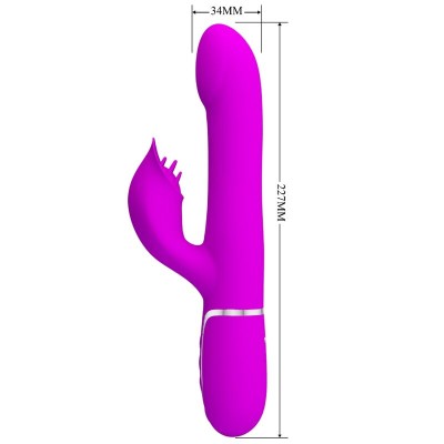 PRETTY LOVE - VIBRADOR COELHO PÉROLAS VIOLETA - D-238768 - Dona Pimenta