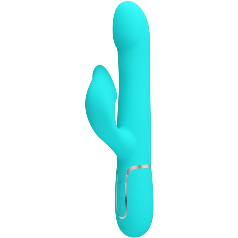 PRETTY LOVE - VIBRADOR COELHO PÉROLAS AQUA VERDE - D-238769 - Dona Pimenta