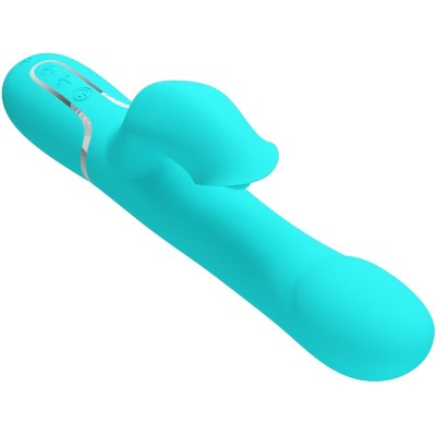 PRETTY LOVE - VIBRADOR COELHO PÉROLAS AQUA VERDE - D-238769 - Dona Pimenta