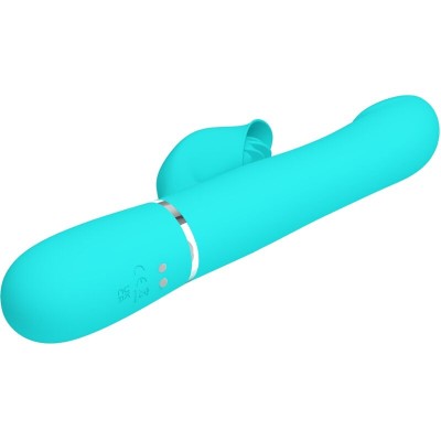 PRETTY LOVE - VIBRADOR COELHO PÉROLAS AQUA VERDE - D-238769 - Dona Pimenta