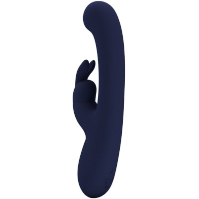 PRETTY LOVE - VIBRADOR DE COELHO LAMAR E PONTO G AZUL - D-237395 - Dona Pimenta