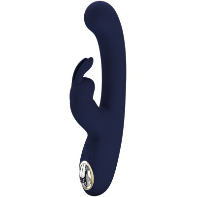 PRETTY LOVE - VIBRADOR DE COELHO LAMAR E PONTO G AZUL - D-237395 - Dona Pimenta