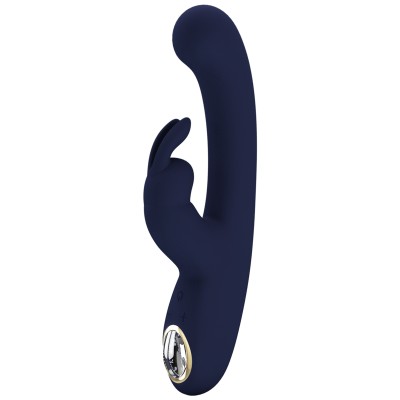 PRETTY LOVE - VIBRADOR DE COELHO LAMAR E PONTO G AZUL - D-237395 - Dona Pimenta