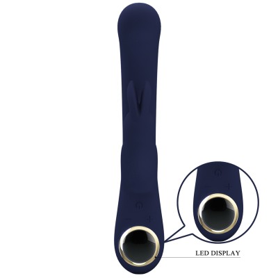 PRETTY LOVE - VIBRADOR DE COELHO LAMAR E PONTO G AZUL - D-237395 - Dona Pimenta