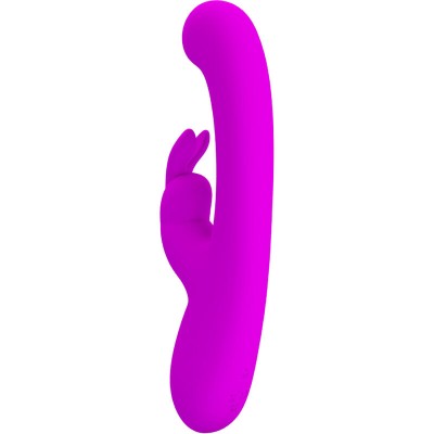 PRETTY LOVE - VIBRADOR DE COELHO LAMAR E PONTO G VIOLETA - D-237750 - Dona Pimenta