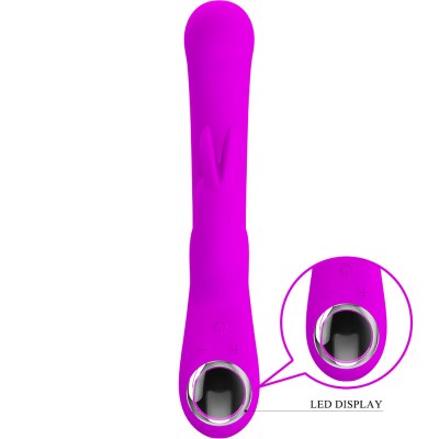 PRETTY LOVE - VIBRADOR DE COELHO LAMAR E PONTO G VIOLETA - D-237750 - Dona Pimenta