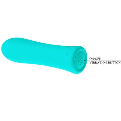 PRETTY LOVE - ALFREDA SUPER POWER VIBRADOR AQUA VERDE - D-238777 - Dona Pimenta