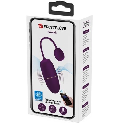 PRETTY LOVE - OVO VIBRANTE NINFA APP CONTROLADO LILA - D-238798 - Dona Pimenta