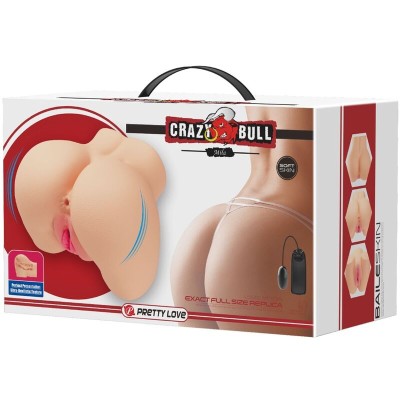 CRAZY BULL - VIBRADOR REALISTA DE VAGINA E NUS MILA - D-238752 - Dona Pimenta