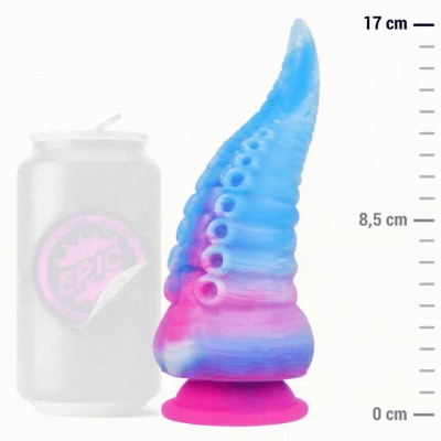 EPIC - DILDO DE TENTÁCULO AZUL SCYLLA TAMANHO PEQUENO - D-239465 - Dona Pimenta