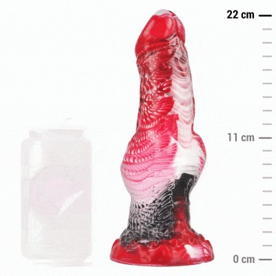 EPIC - HELIOS DILDO COM TESTÍCULOS CALOR E ÊXTASE - D-239466 - Dona Pimenta