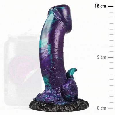 EPIC - BASILISK DILDO DUPLO ESCAMOSO PRAZER TAMANHO PEQUENO - D-239471 - Dona Pimenta