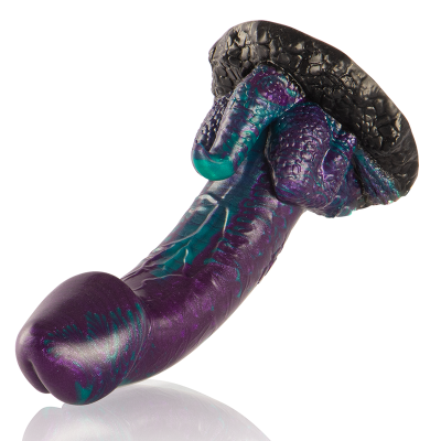 EPIC - BASILISK DILDO DUPLO ESCAMOSO PRAZER TAMANHO PEQUENO - D-239471 - Dona Pimenta